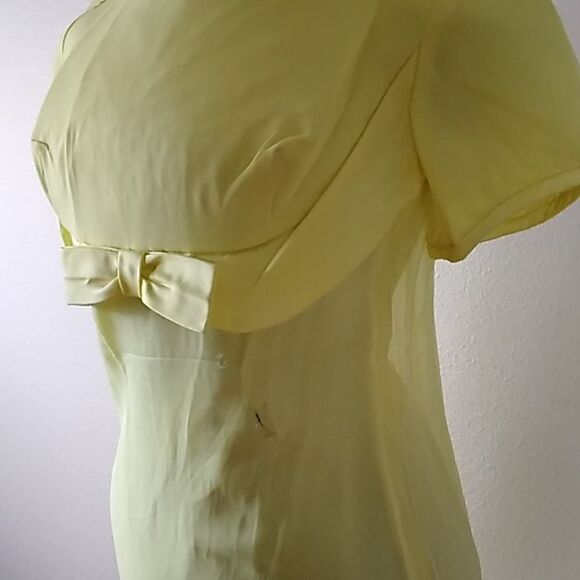 Vintage 60s Handmade ILGWU Women Silk Size SM Needs To Profesional Cleaning - Picture 2 of 15